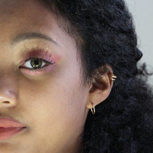 Gold Plated Sterling Silver Ear Cuff